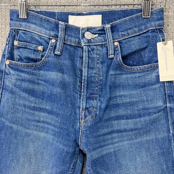 MOTHER The Tomcat Ankle High Rise Straight Leg Jeans - Picture 3 of 13